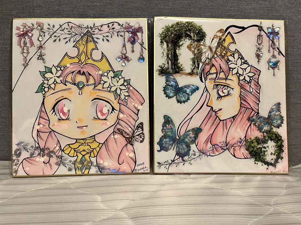 【アンジェリーク】ディア 手書き色紙