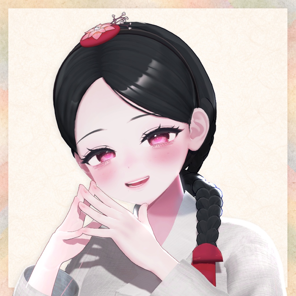 [4人] Daenggi Hair 🌺 화결(花結) 댕기머리