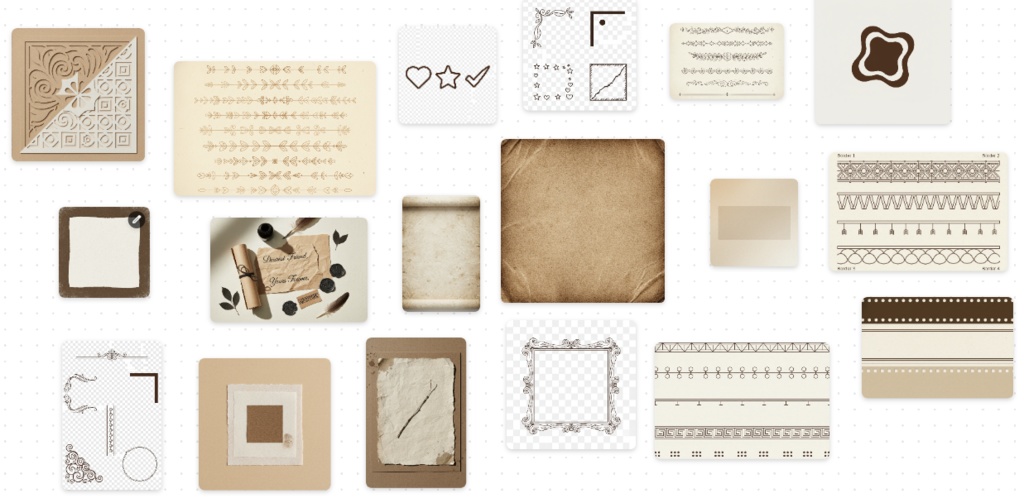 ガーリー素材パック