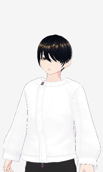 男性アバター（中性男子）Vroid