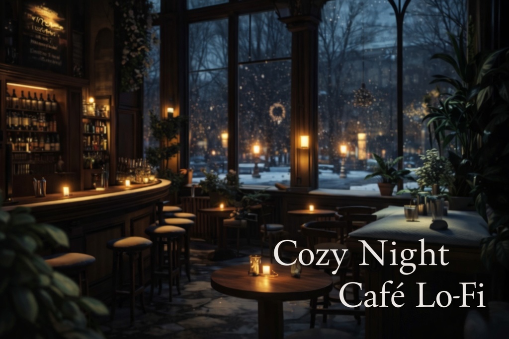 夜のカフェで過ごす静かな25分｜Cozy Night Café Lo-Fi ☕🌙