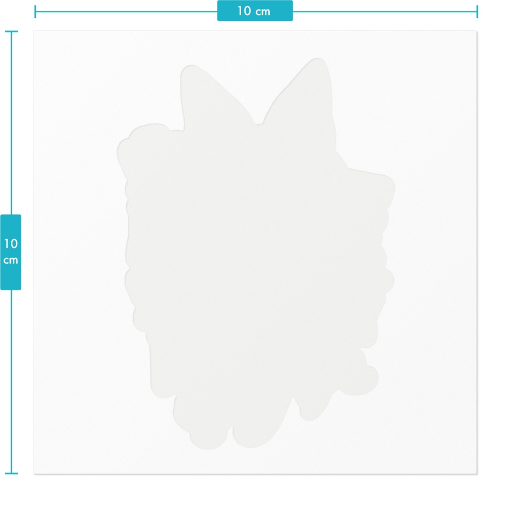 こんばんわんわんステッカー