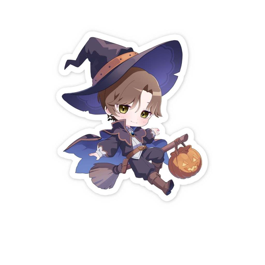 たまちわハロウィンステッカー