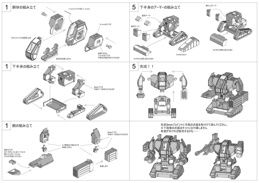 1/60スケール Megabots