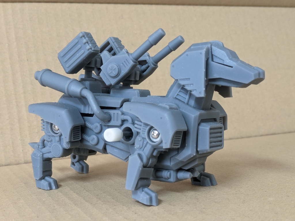 オリジナル動物メカ ダックスフント(仮)