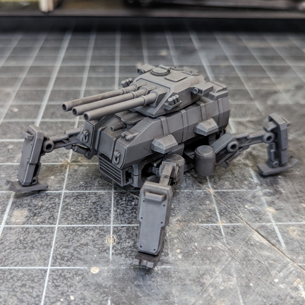 アーマードカー ゼンマイ式 おもちゃ ゼンマイアクション 多脚戦車 コーカサス - isimasa-industry