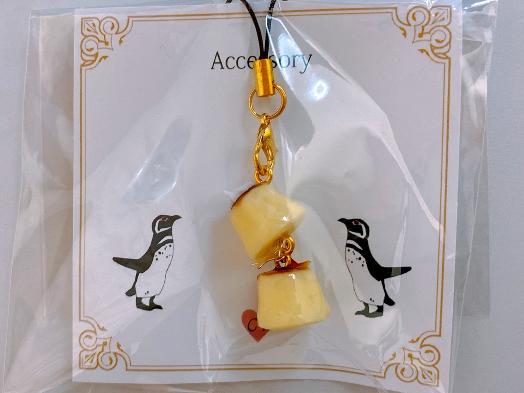 Patisserie HIMEKI✧*̣̩⋆̩☽⋆゜プリン2連ストラップ