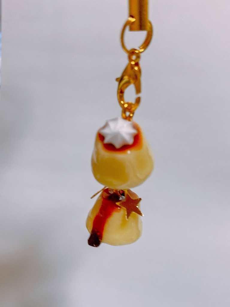 Patisserie HIMEKI✧*̣̩⋆̩☽⋆゜プリン2連ストラップ