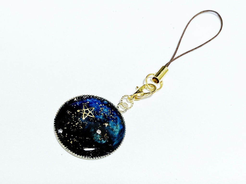 夜空の星たちのストラップ/チャーム