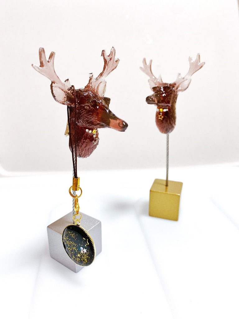 トナカイのメモクリップ