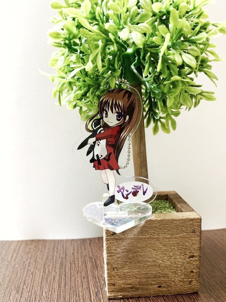 【完全受注生産】『ヤンデレと僕。』コラボ・ヤンデレちゃんアクスタ(ボールチェーンホールあり)