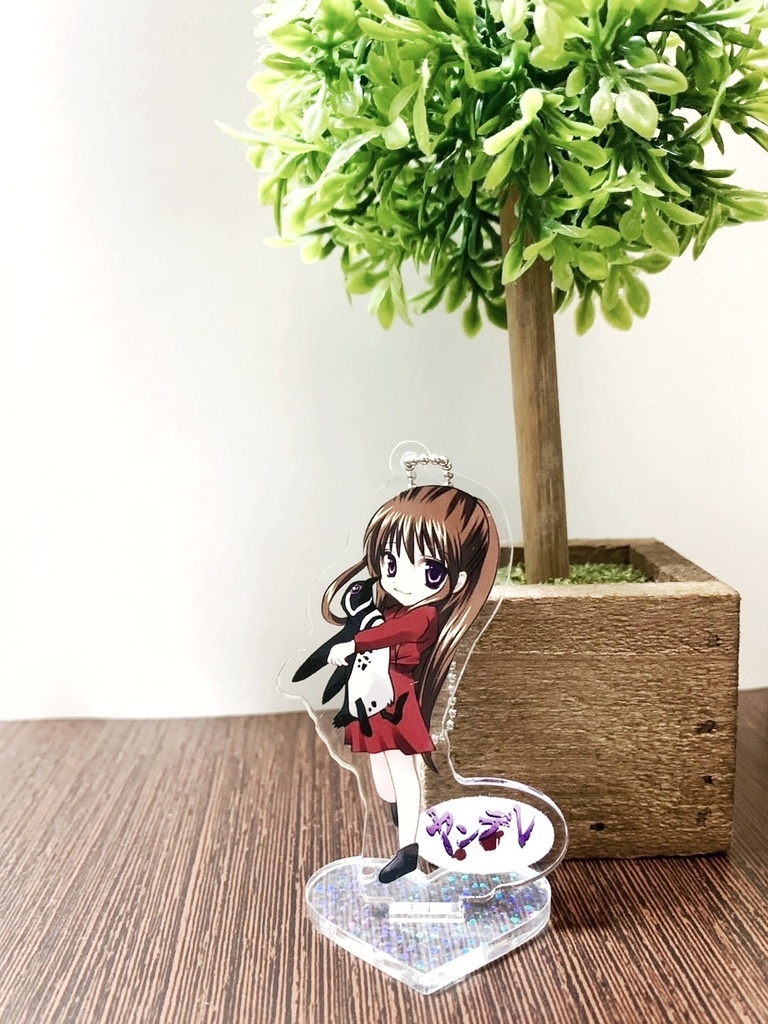 【完全受注生産】『ヤンデレと僕。』コラボ・ヤンデレちゃんアクスタ(ボールチェーンホールあり)