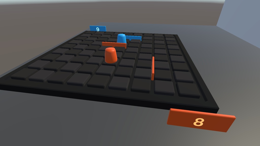 【VRChatワールド用 ボドゲ】コリドール 2人用 (Udon簡易ギミック)