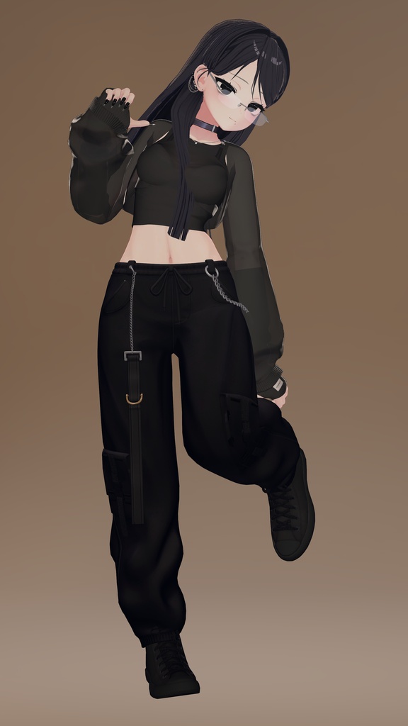 【VRChat対応】Lucero Canvas High-Cut Sneakers / ハイカットスニーカー(8月20日18:00販売開始)