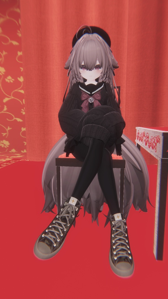 【VRChat対応】Lucero Canvas High-Cut Sneakers / ハイカットスニーカー