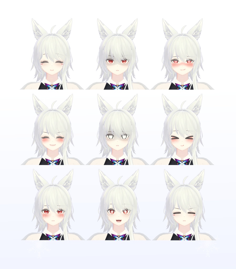 オリジナルARKIT3Dモデル「冬雪」