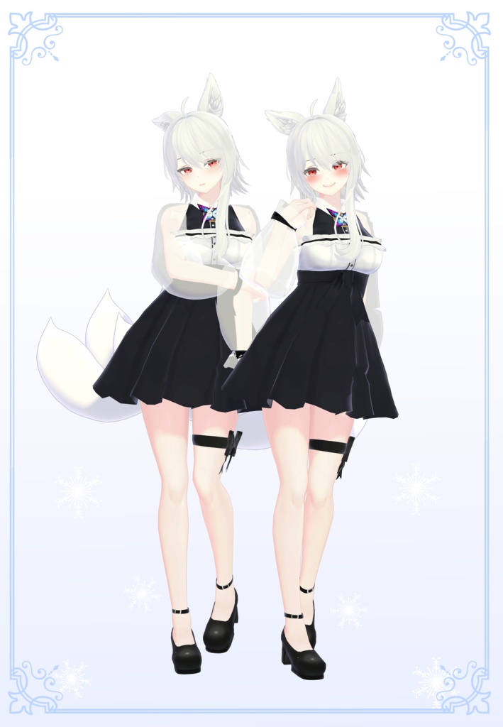 オリジナルARKIT3Dモデル「冬雪」