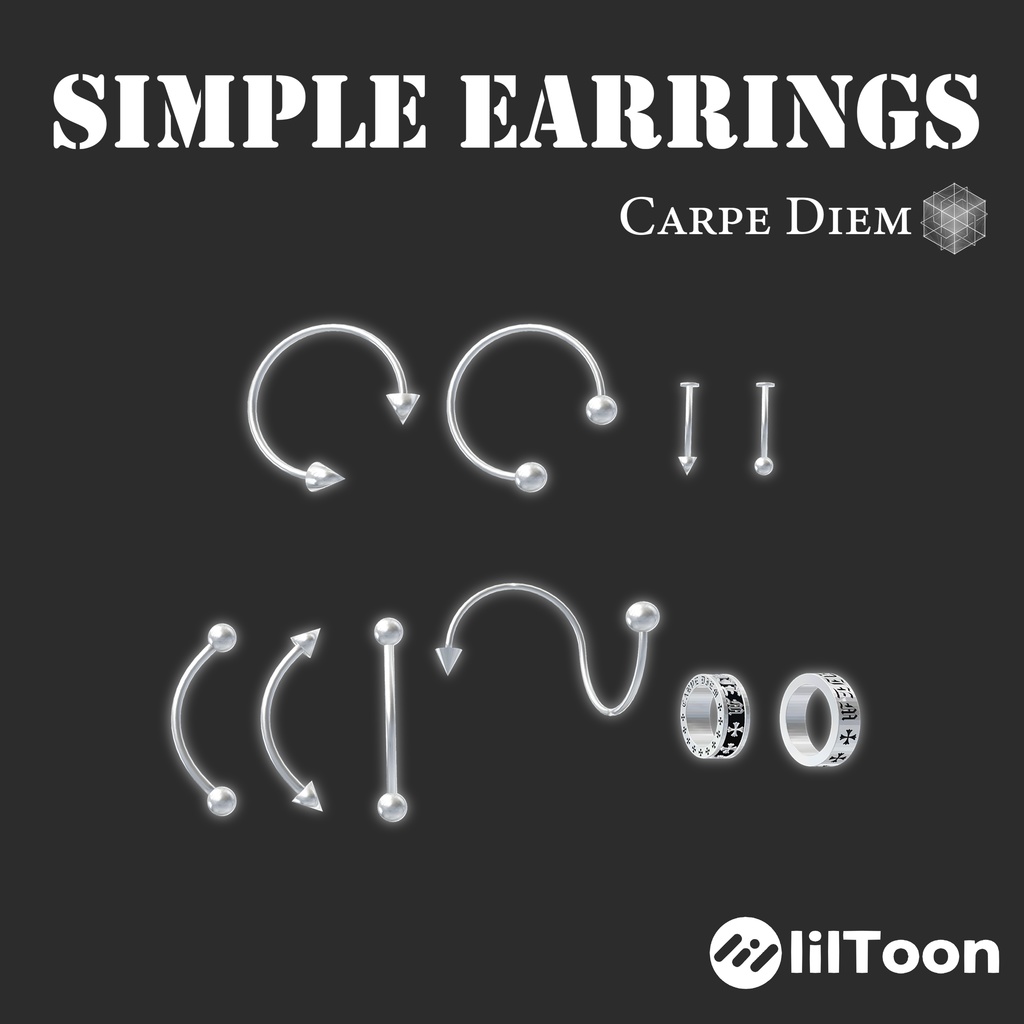 【Free】 Simple Earrings