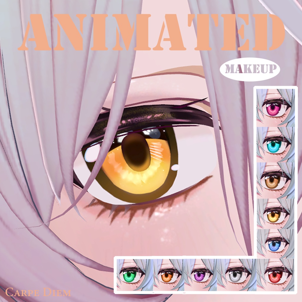【 ANIMATED Makeup texture 】- 6 avatar