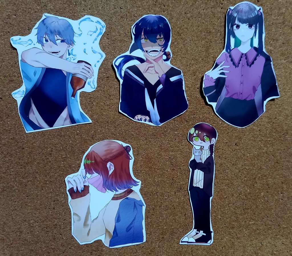 キャラクターステッカーシール