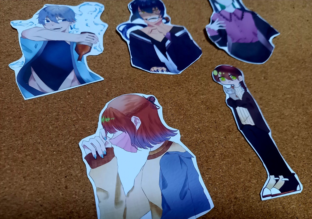 キャラクターステッカーシール