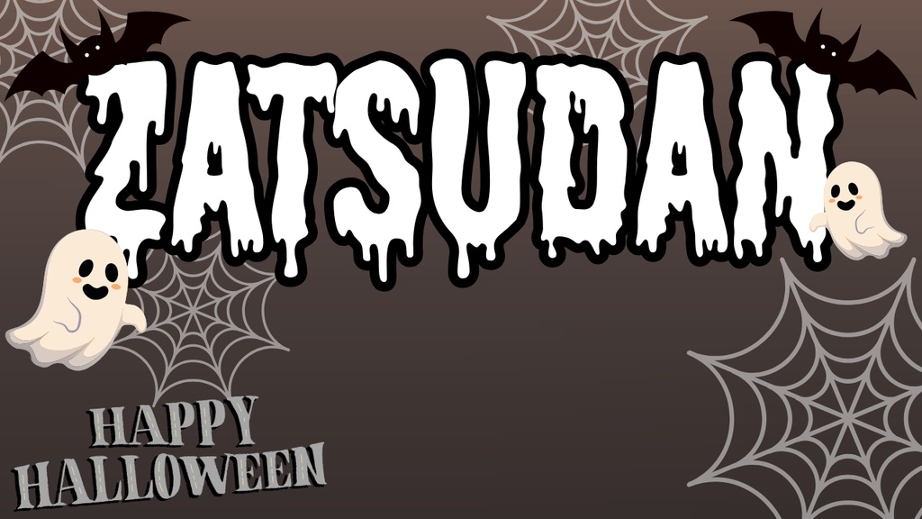 Halloweenサムネイル素材「zatsudan」