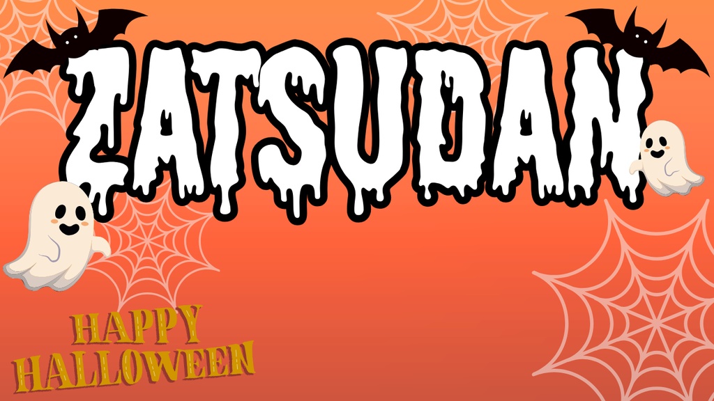 Halloweenサムネイル素材「zatsudan」