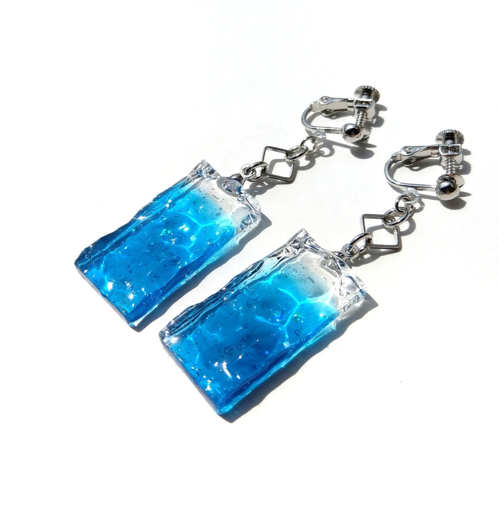 海に映る星イヤリング