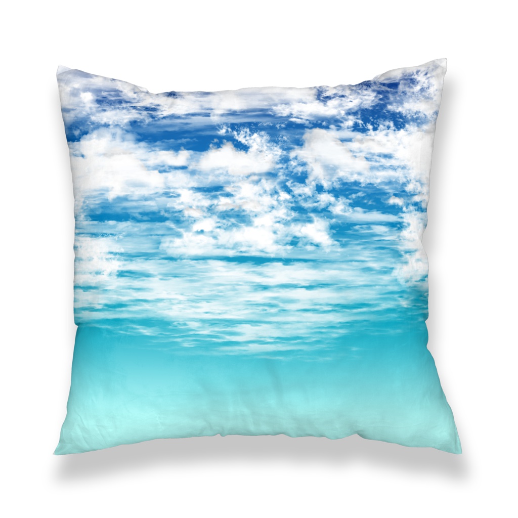 朝と夜のクッション