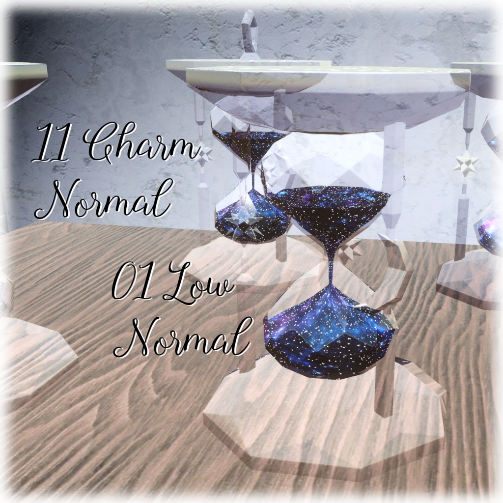 【VRChat想定】Cosmic Hourglass【砂時計・アクセサリ版追加】
