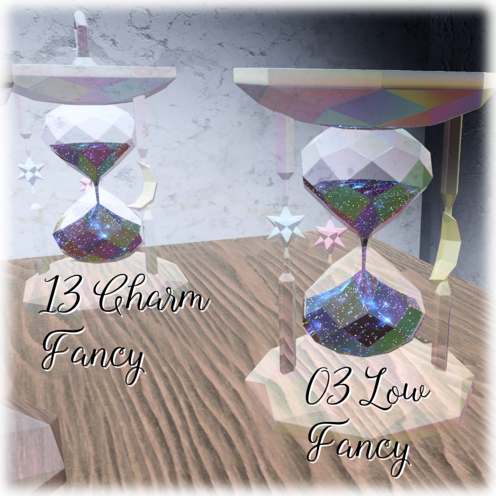 【VRChat想定】Cosmic Hourglass【砂時計・アクセサリ版追加】