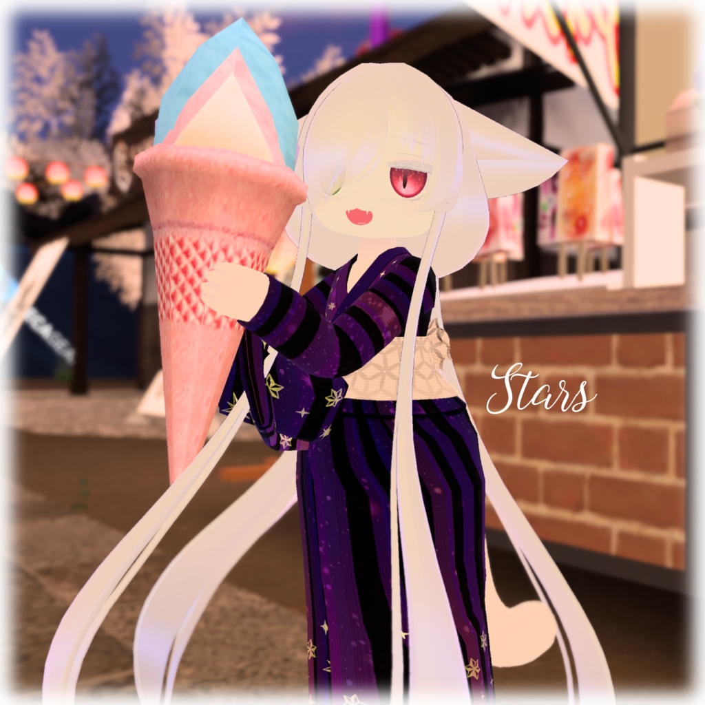 【カルキア専用衣装】浴衣【VRChat想定】