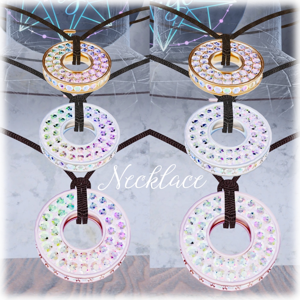 【VRChat想定】Simple Ring Jewelries【アクセサリ】