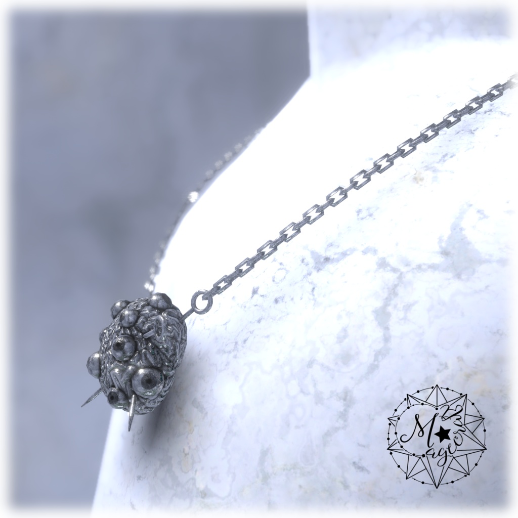 【VRChat想定】内なる瞳のネックレス【アクセサリ】