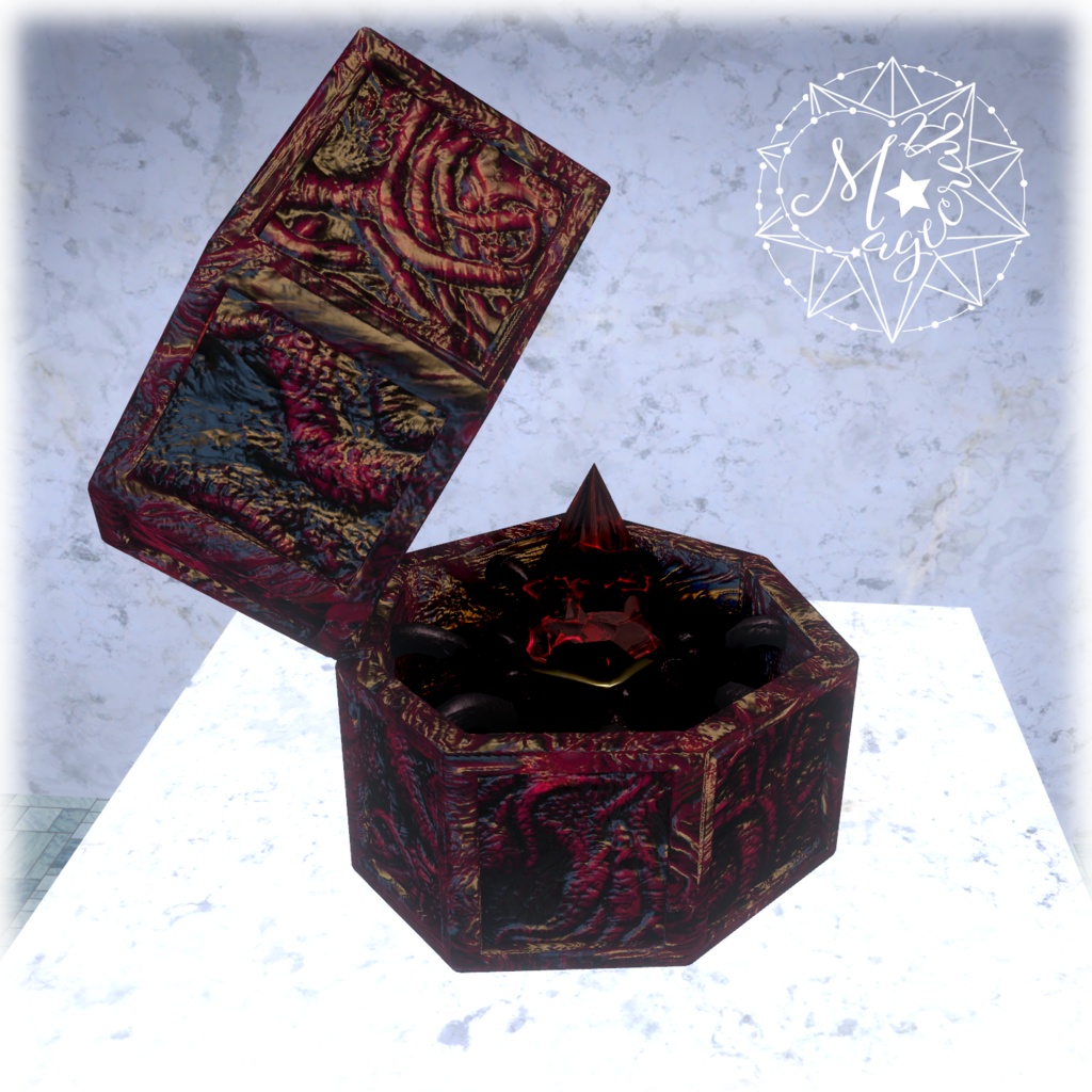 【3Dモデル】輝くトラペゾヘドロン【VRChat想定】