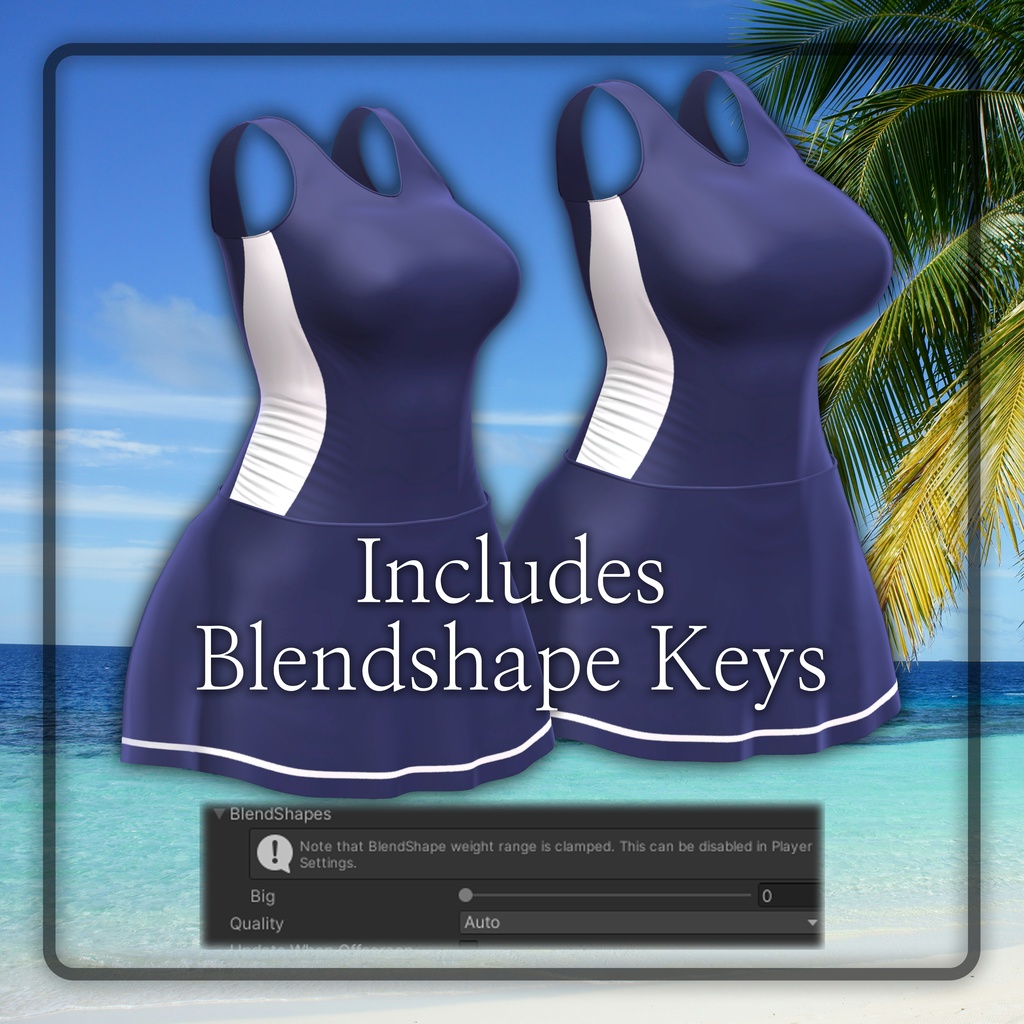 【7アバター対応】 Summer Swimsuit 夏の水着