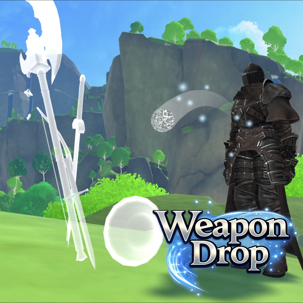 【VRChat想定ギミック】WeaponDrop【MA】