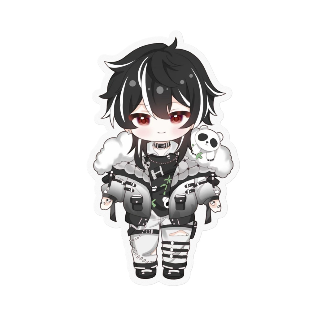 新衣装　SD笹餅ぱんだステッカー