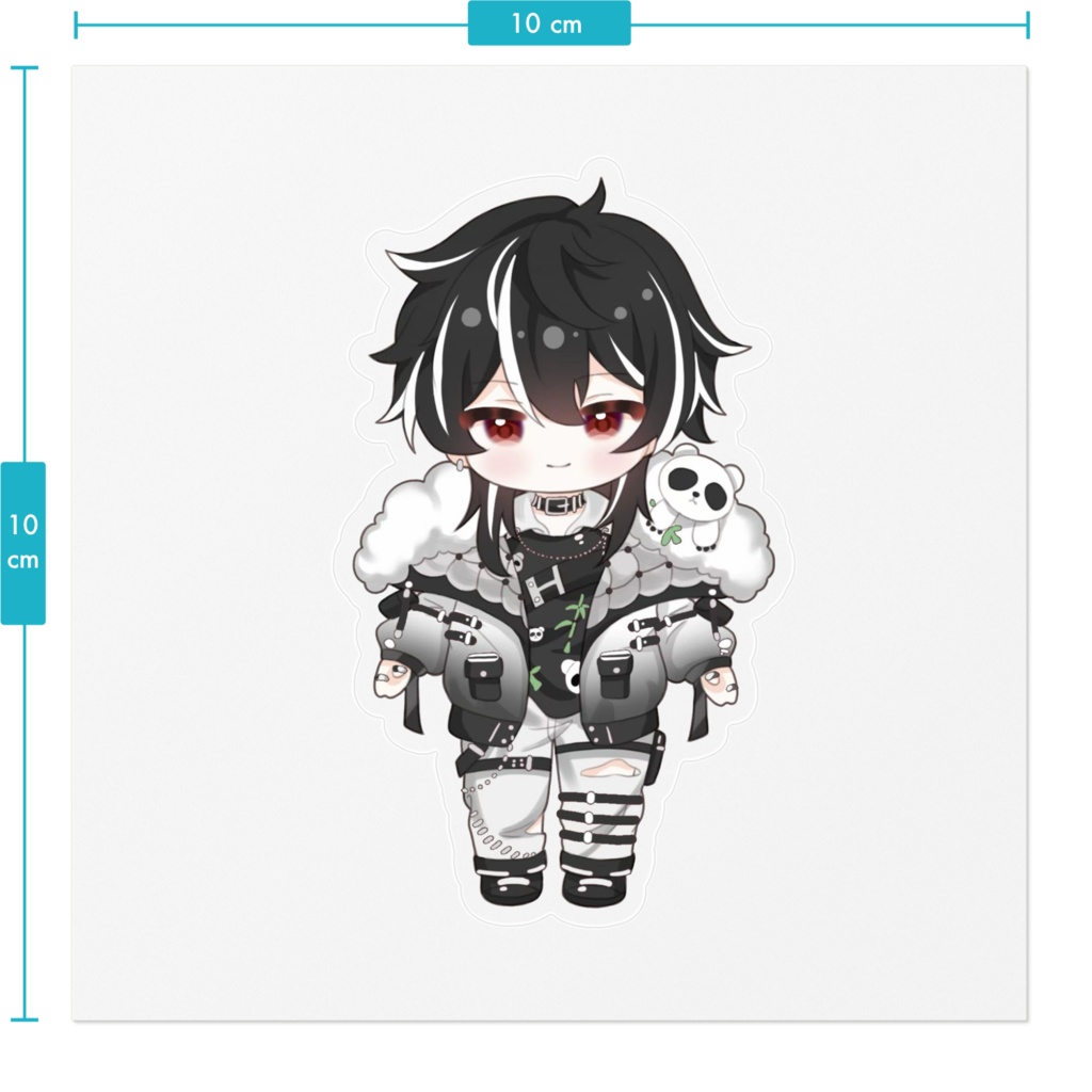 新衣装 SD笹餅ぱんだステッカー