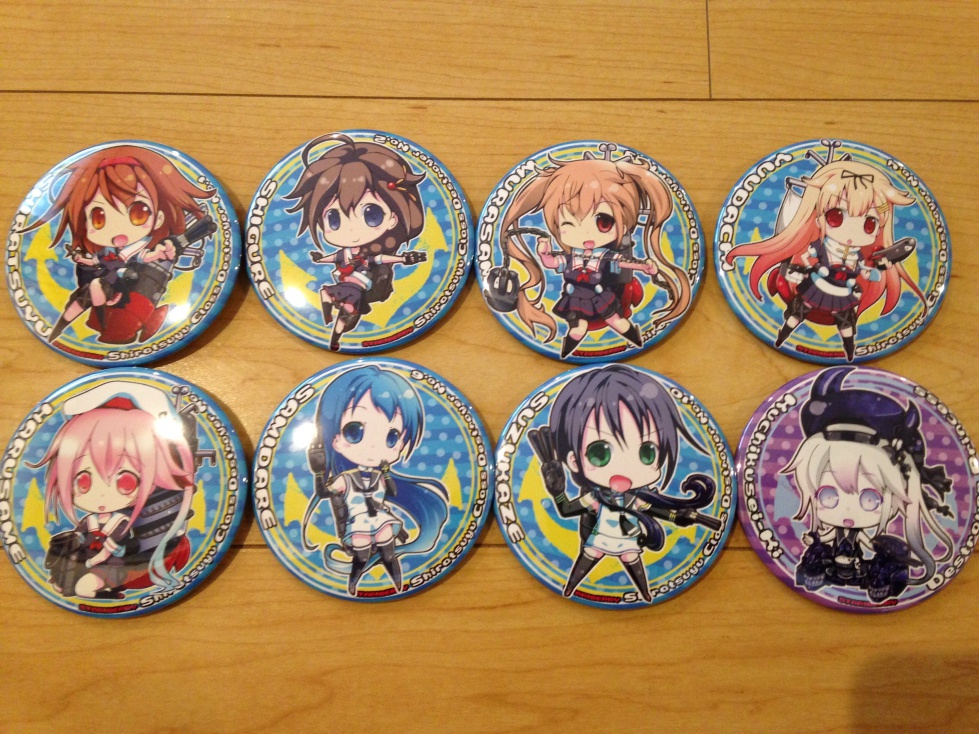 白露型缶バッジ