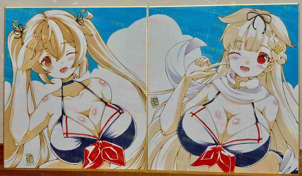 【村雨生誕祭2026】記念手描き大色紙【村雨進水日2026】