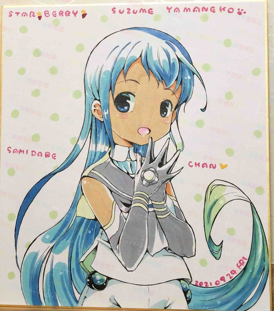 【五月雨生誕記念2026】オーダー色紙【7/12まで】