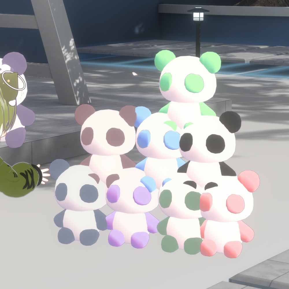 【ワールド用】ぱんだぬいぐるみ🐼