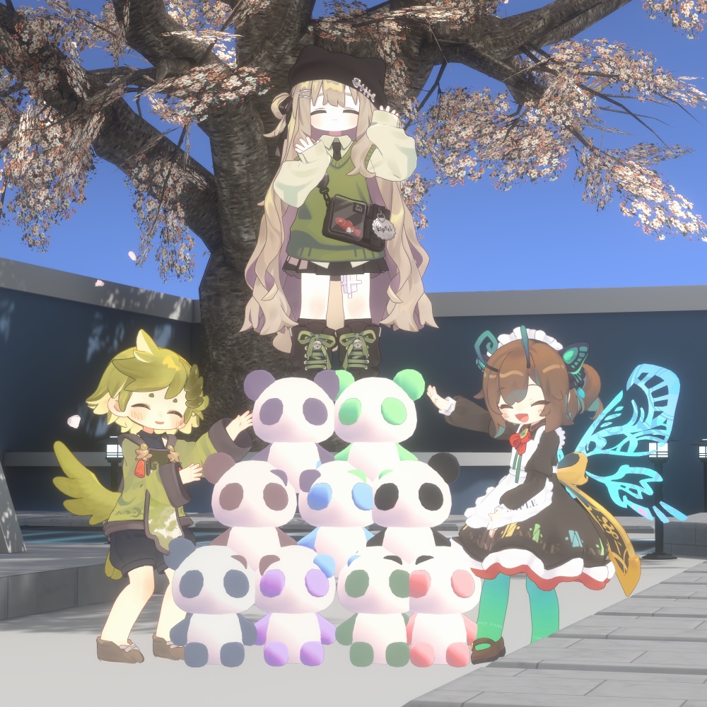 【ワールド用】ぱんだぬいぐるみ🐼