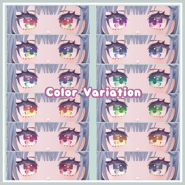 【テルミ対応SALE中】ふんわりシャインアイテクスチャ【4Avatar対応】