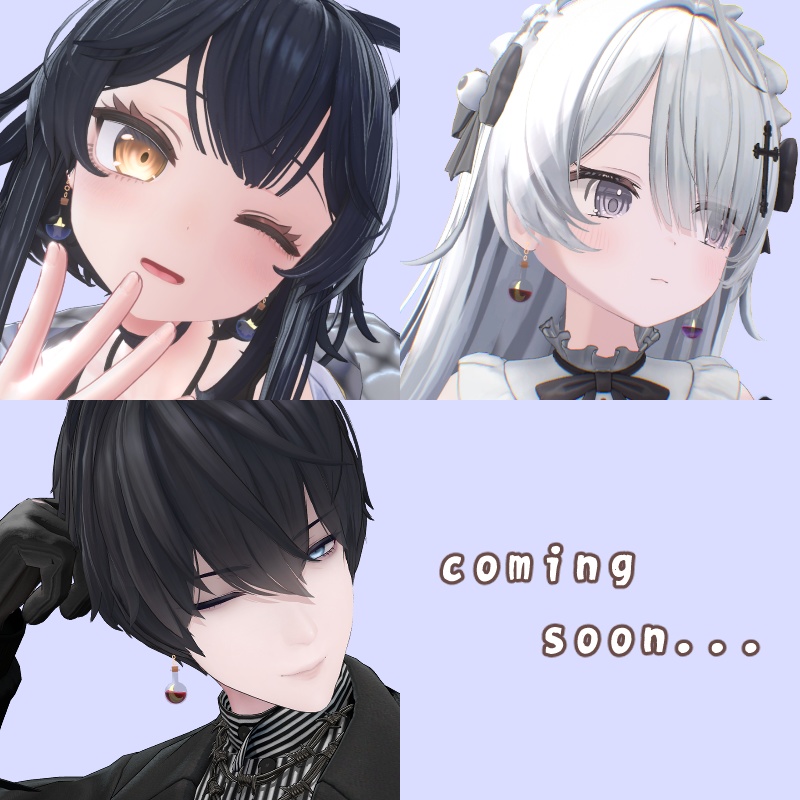 【MA対応】液体が揺れる!!フラスコピアス【15Avatar対応】