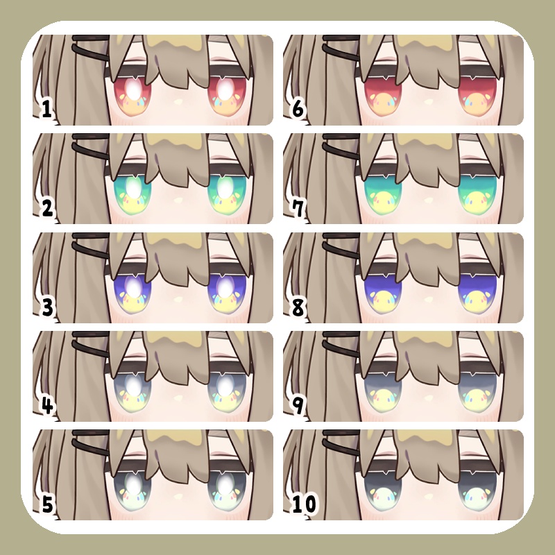 【公開SALE中】にじぱれっとアイ【13Avatar対応】