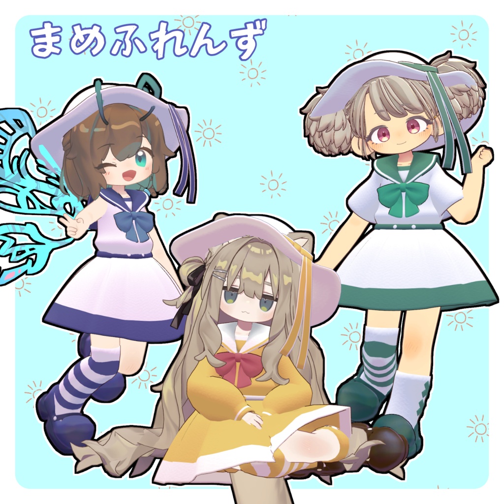 シンプルセーラーワンピ【7Avatar対応】