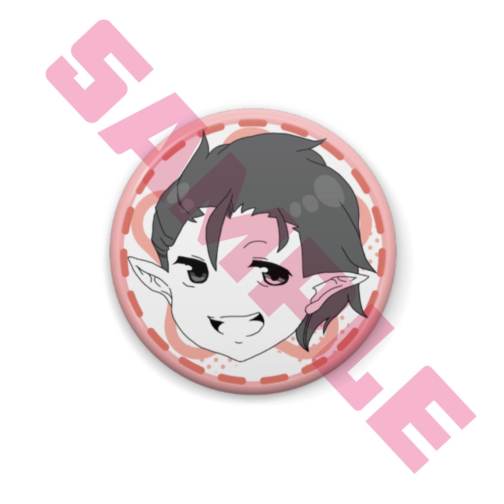 【受注生産】描き降ろしファンアート缶バッジvol.1