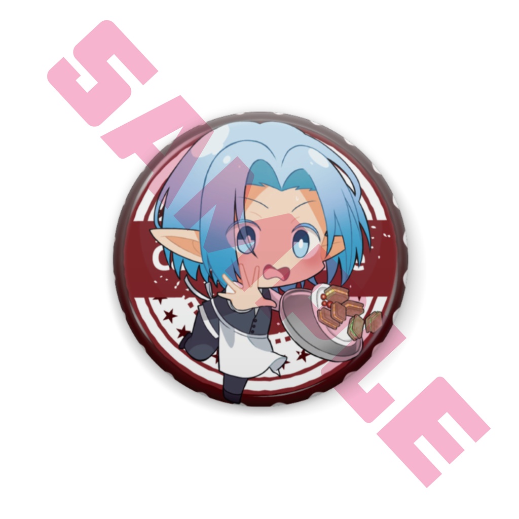 【受注生産】描き降ろしファンアート缶バッジvol.1